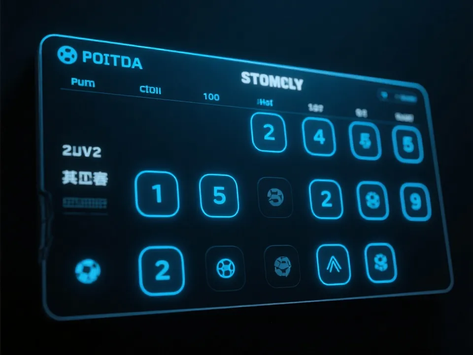 欧冠赛程中心界面示意图